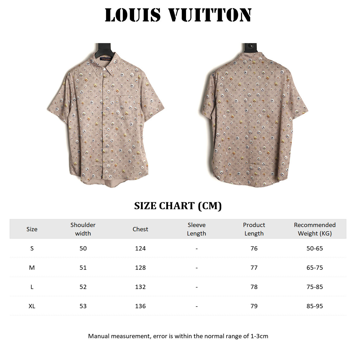 l0*is V*t0n 26ss short-sleeved shirts suit