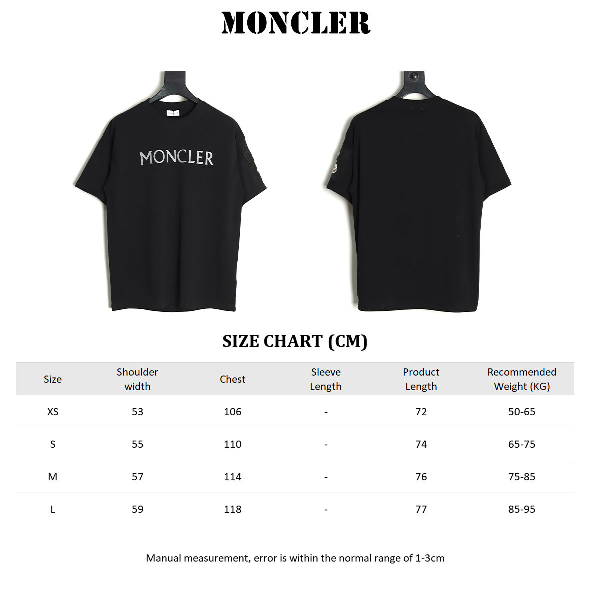 Moncler Short-sleeved T-shirt