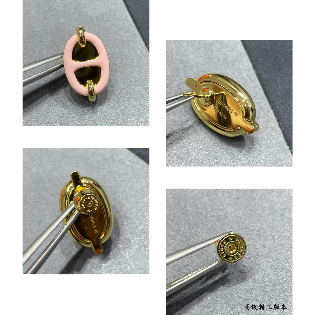 Hermès Mini Maillon Earrings