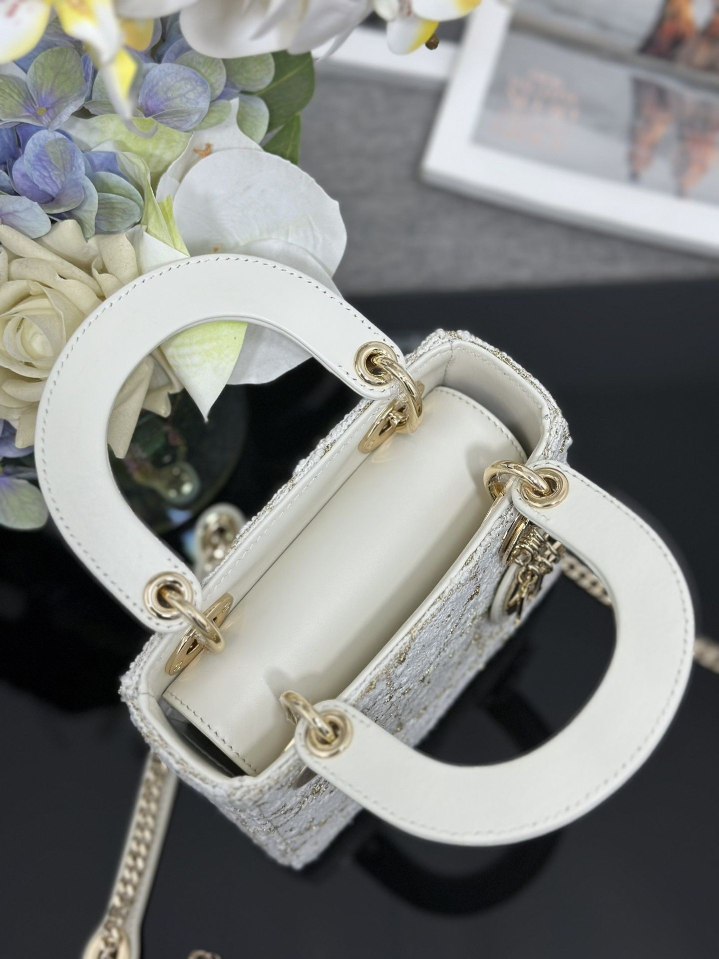 mini lady D*or bag 17x15x7cm