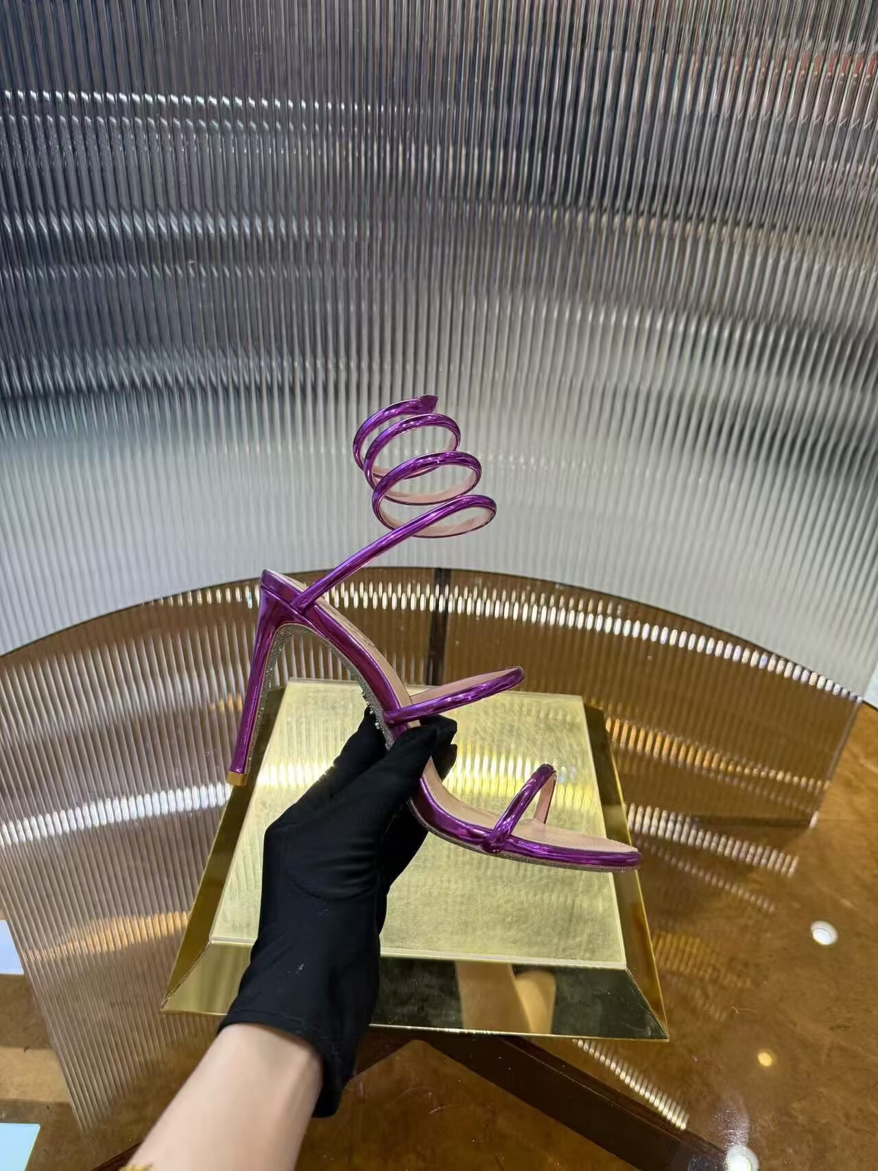 UA RENÉ CAOVILLA Cleo Pumps Sandals 95mm