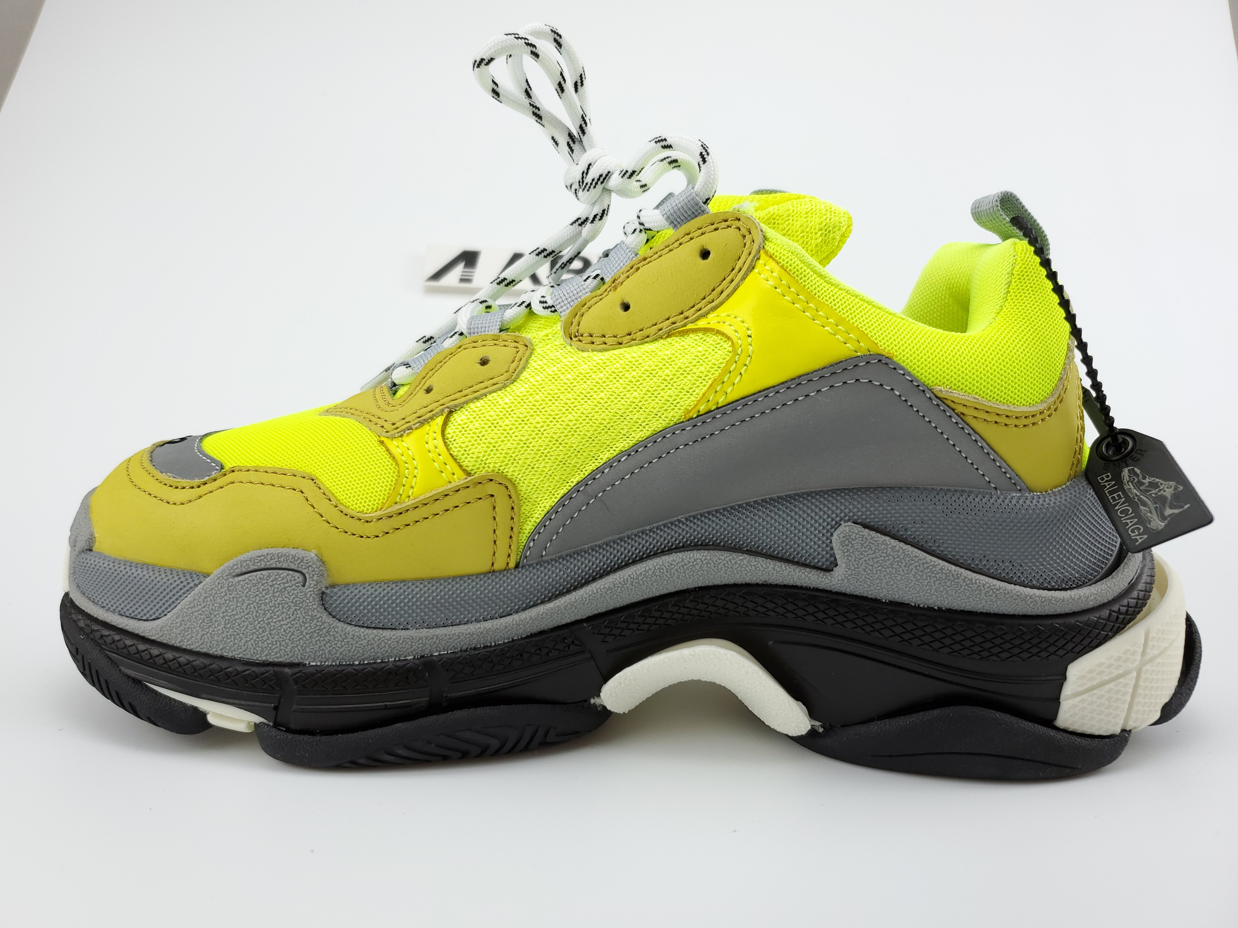 Balenciga Triple S Yellow Fluo