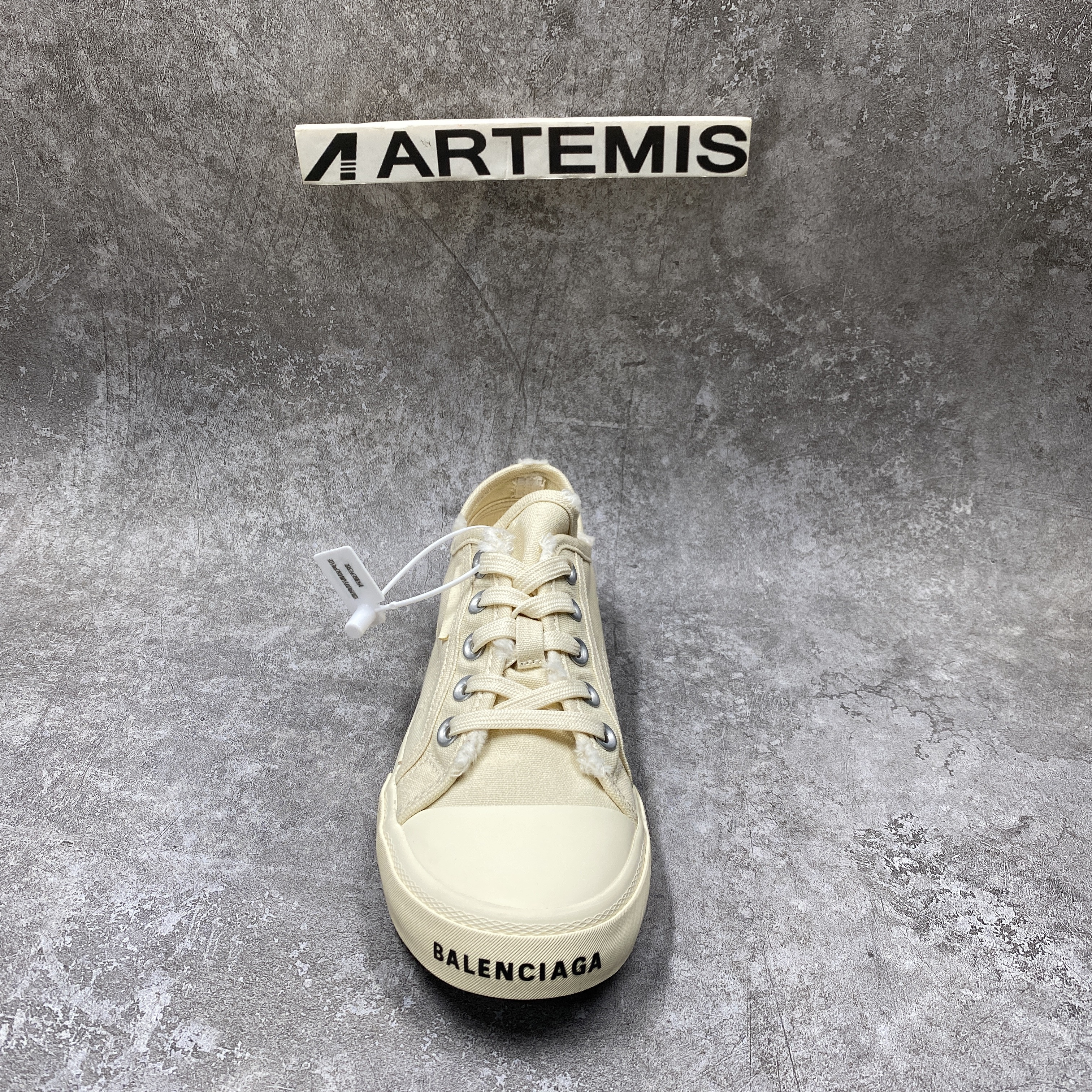 PARIS LOW TOP SNEAKER IN WHITE