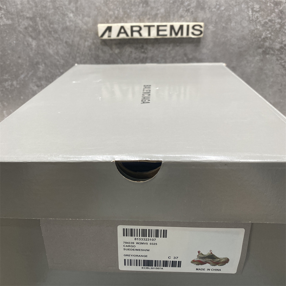 Balenciga Cargo Sneaker Grey orange