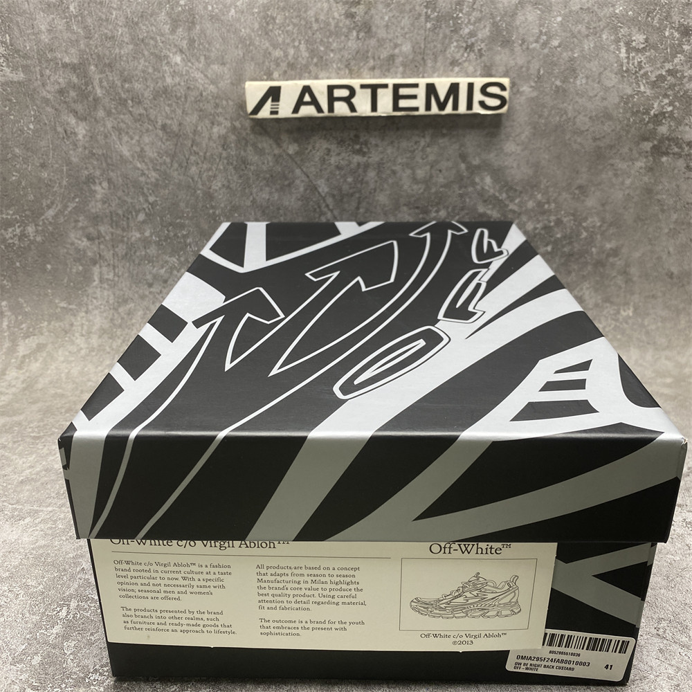 UA Off-White "BE RIGHT BACK"