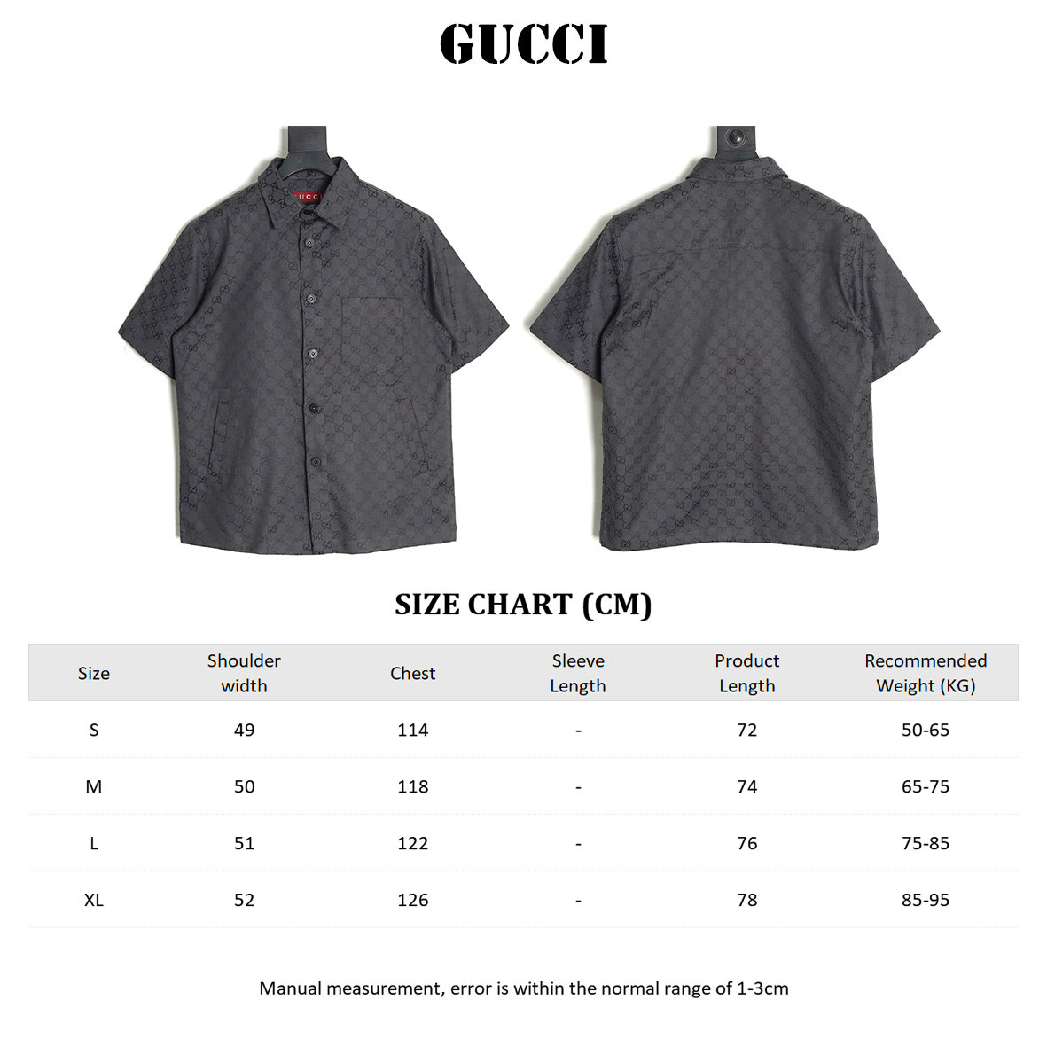 G*u*i 24ss short-sleeved shirts