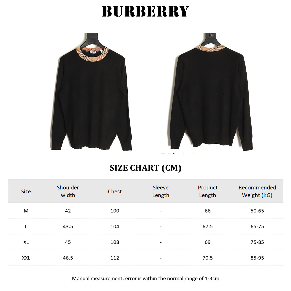 B**rry knitting sweaters black