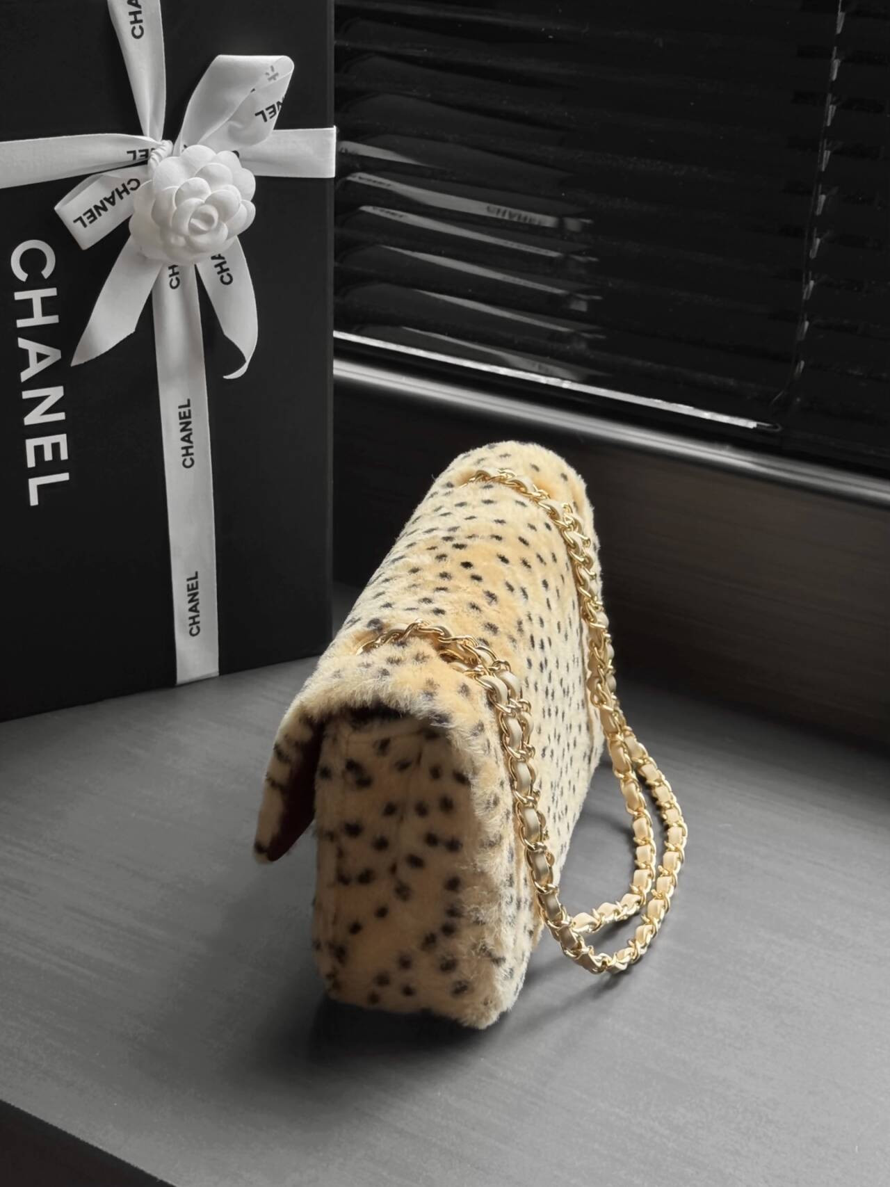 Ch*el flap bag 25x15x6cm