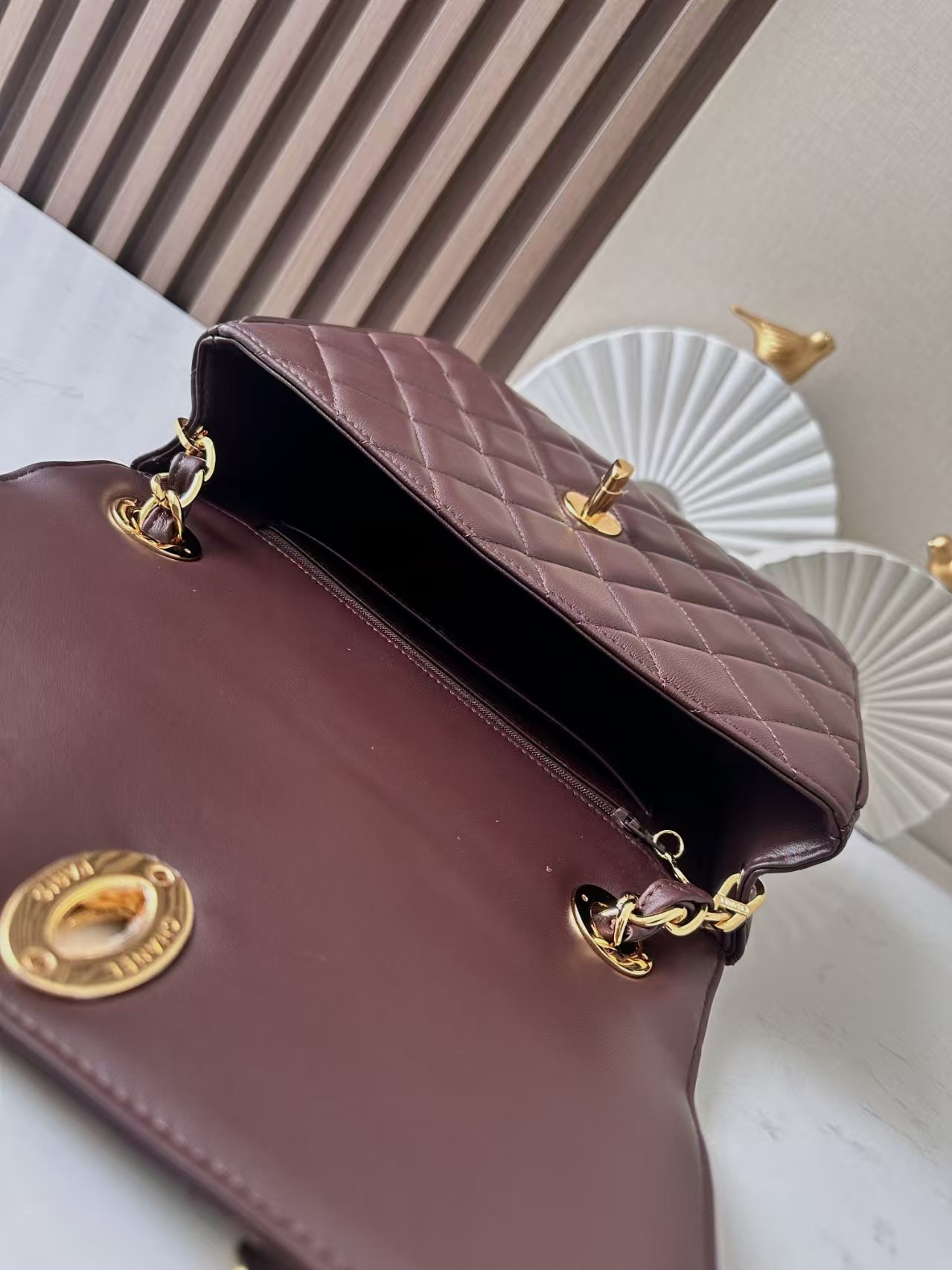 Ch*el flap bag 25x20x9cm