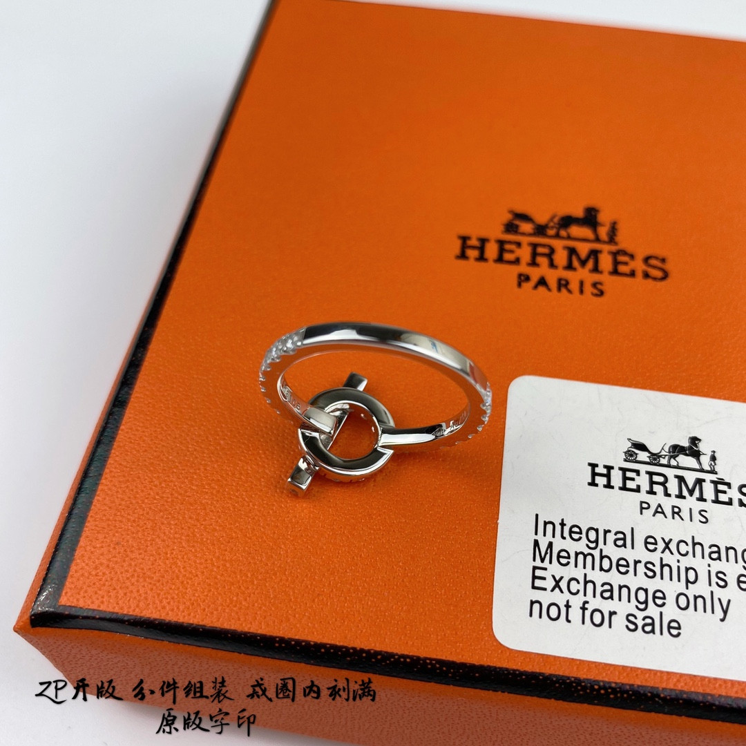 hermès ot buckle full Di*m*nd ring
