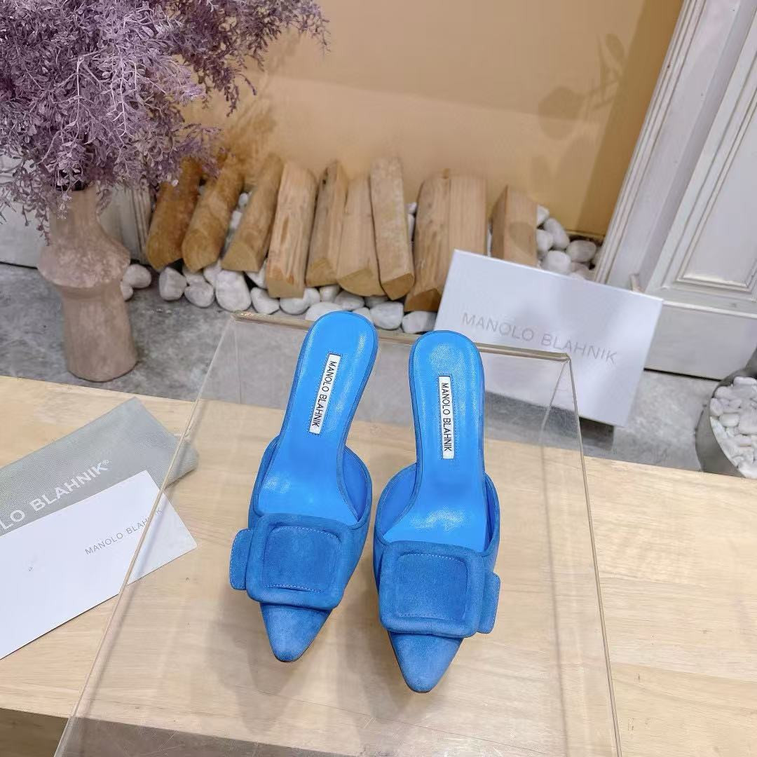 UA Manolo Blahnik Mules 7.5cm