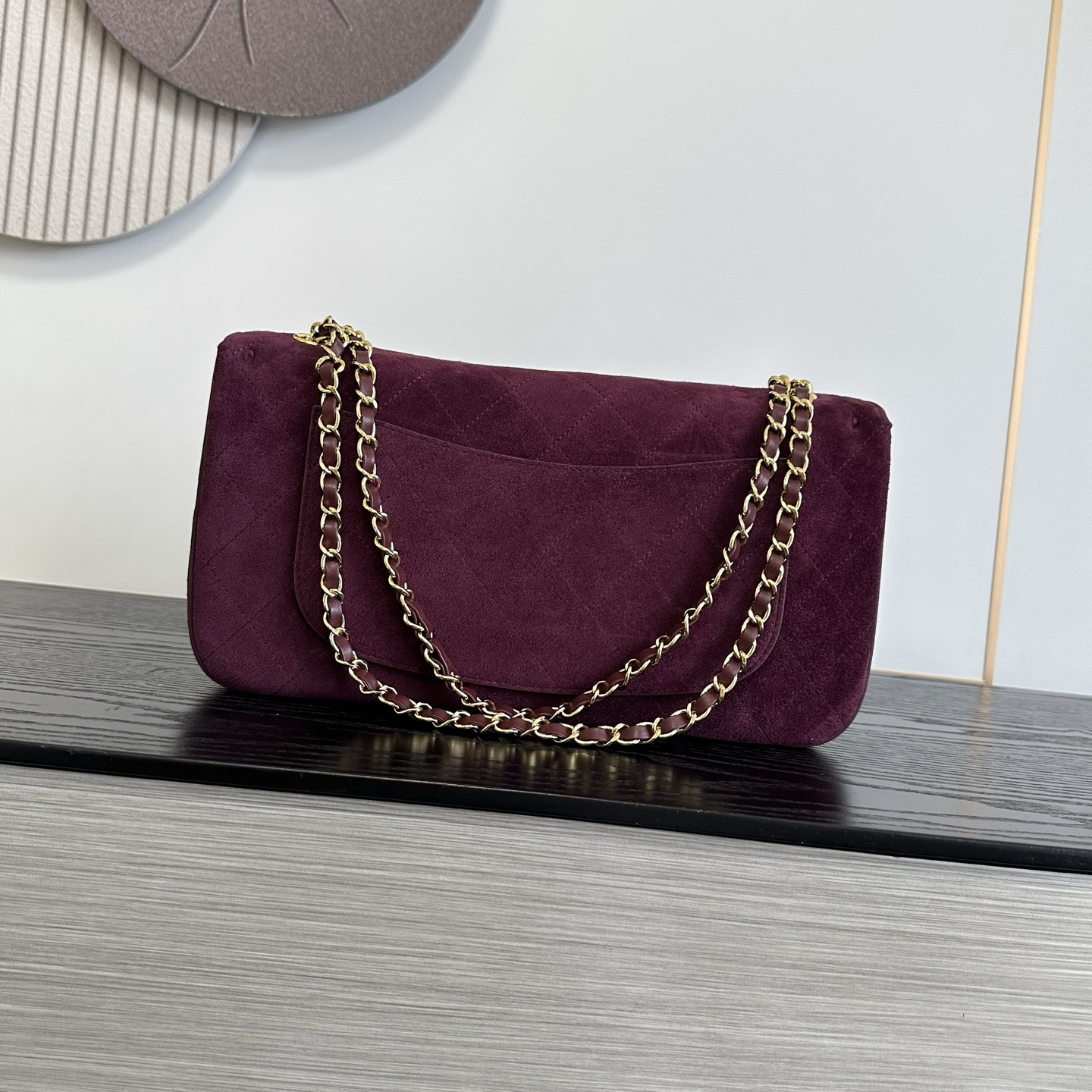 Ch*el maxi flap handbag as6281 19.5x32x10cm