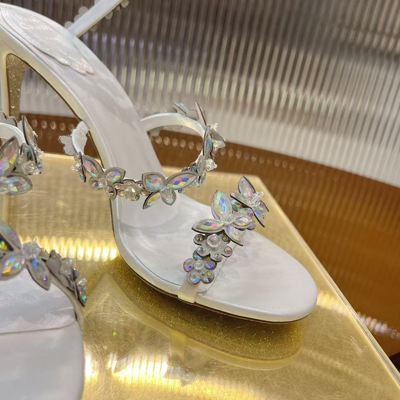 UA RENÉ CAOVILLA Cleo Pumps Sandals 95mm