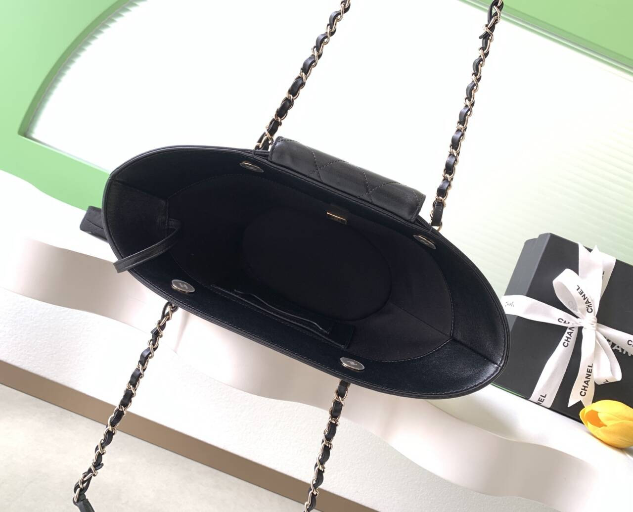 Ch*el shopping bag 18x41x13cm