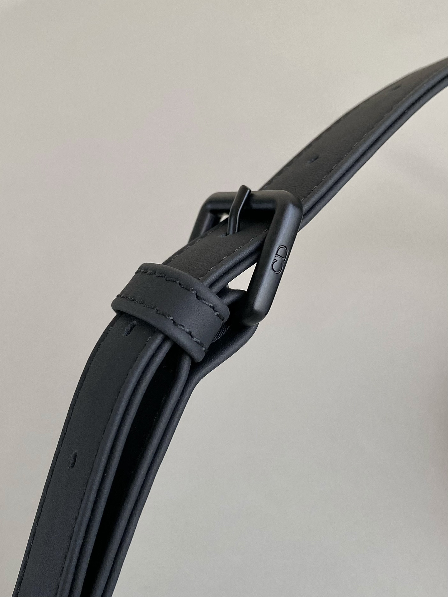 D*or small lady d-joy bag ultramatte black cannage calfskin