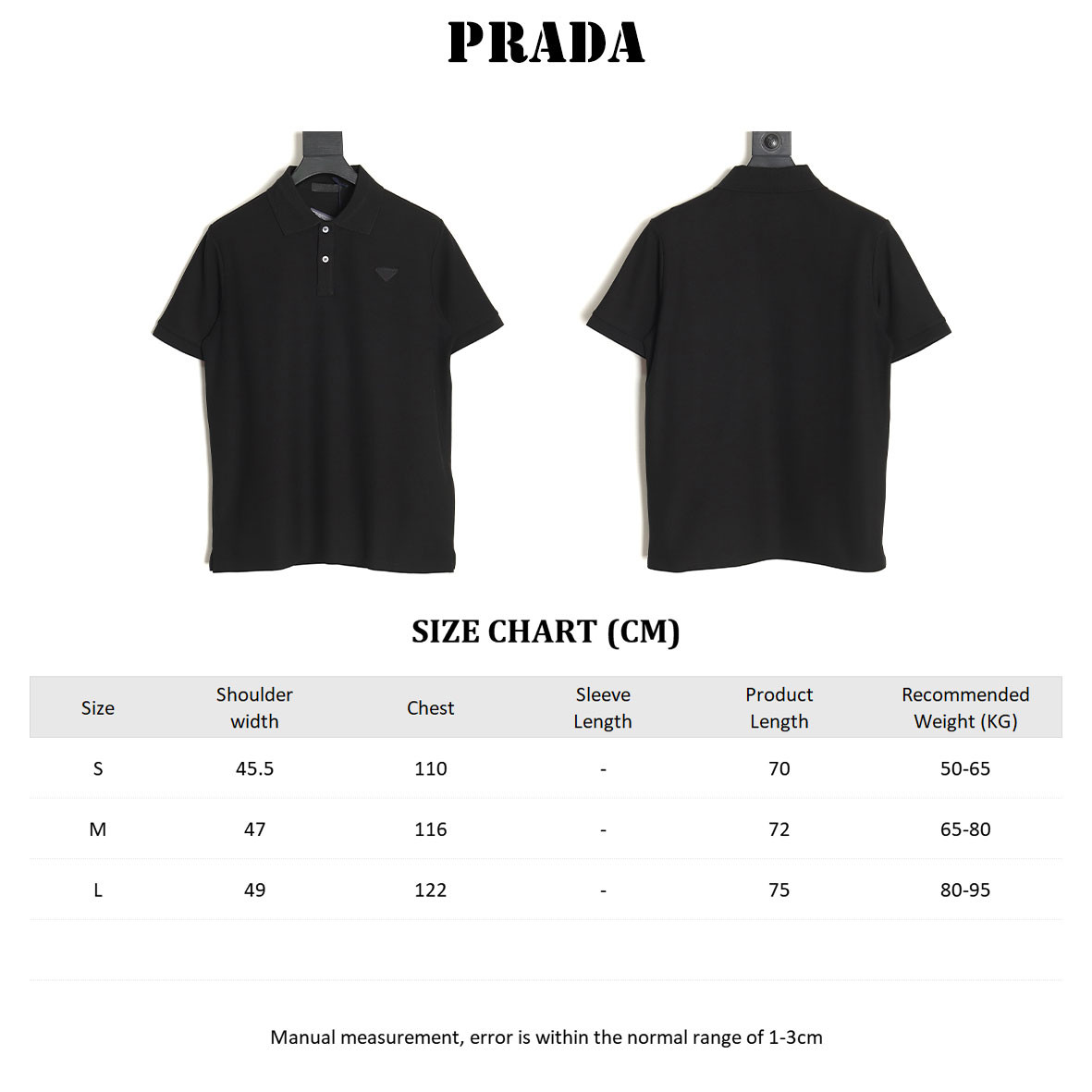 Pra*a prd short-sleeved polo shirt