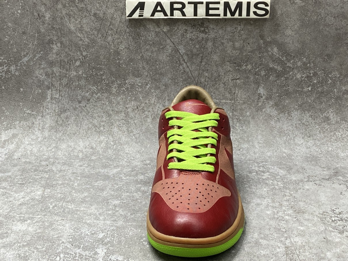 Nike Dunk Low 1-Piece Laser Varsity Red Chartreuse