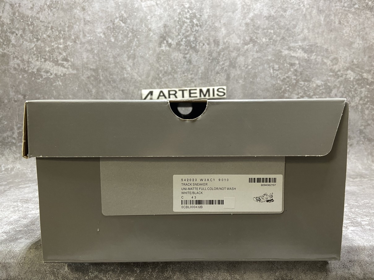 Balenciga Track White Black With Led Light