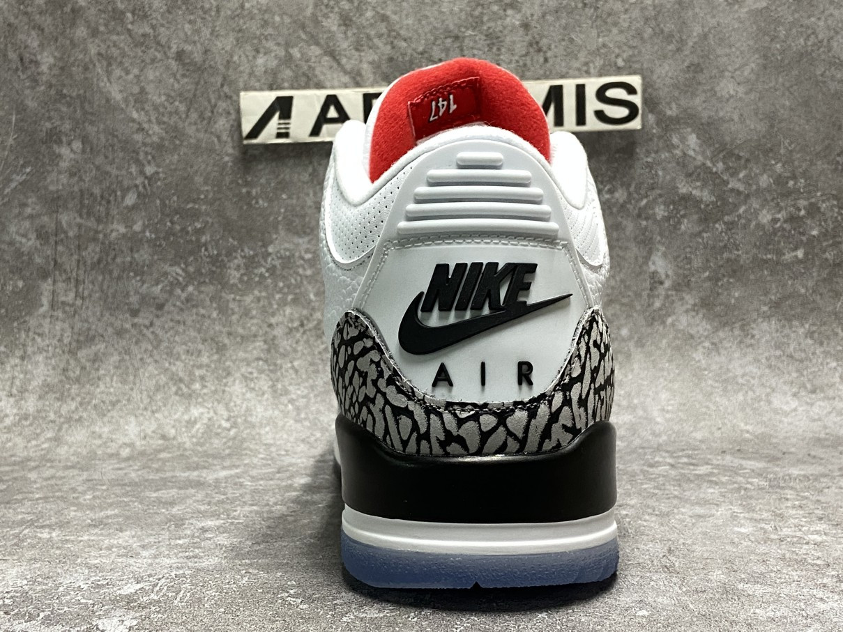 Air Jordan 3 Retro Free Throw Line White Cement