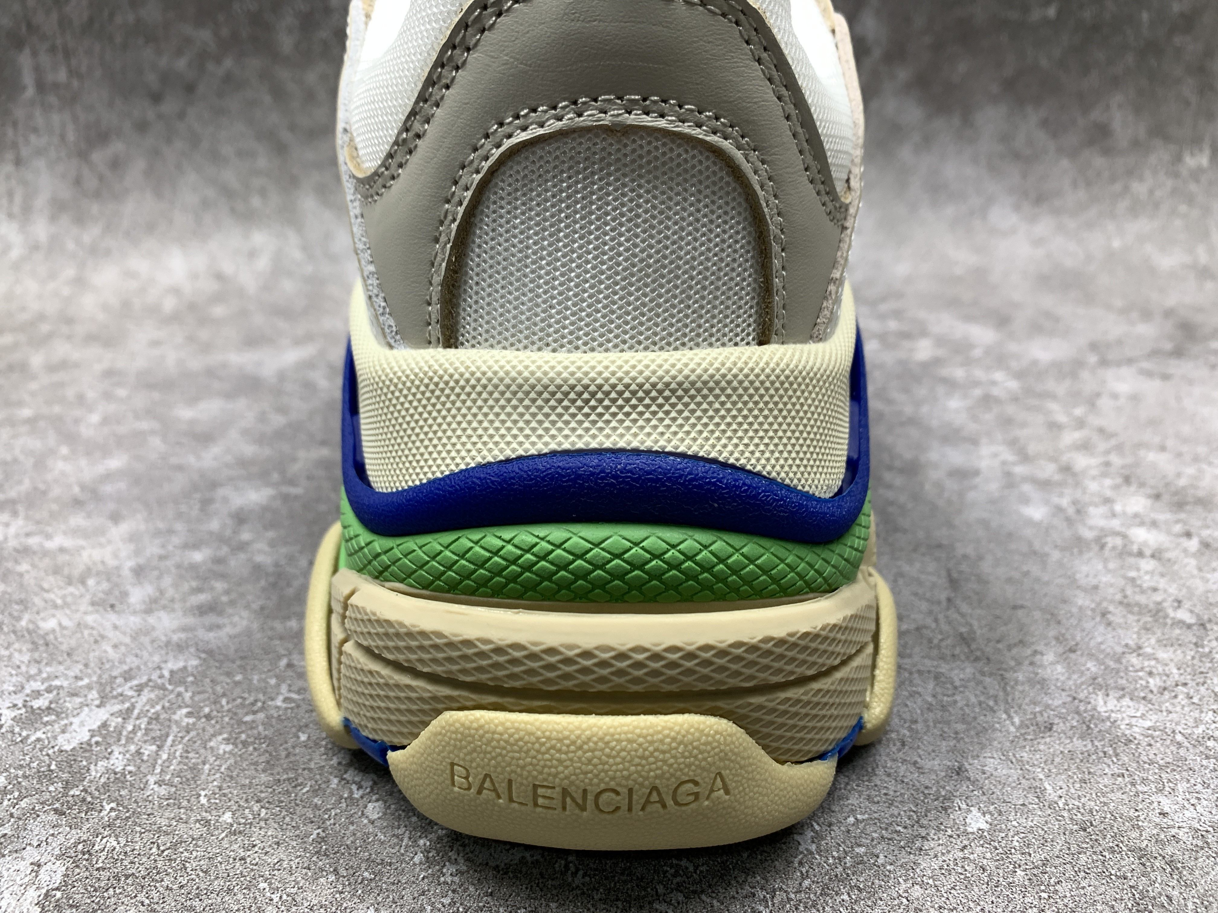 Balenciga Triple S Blue Green
