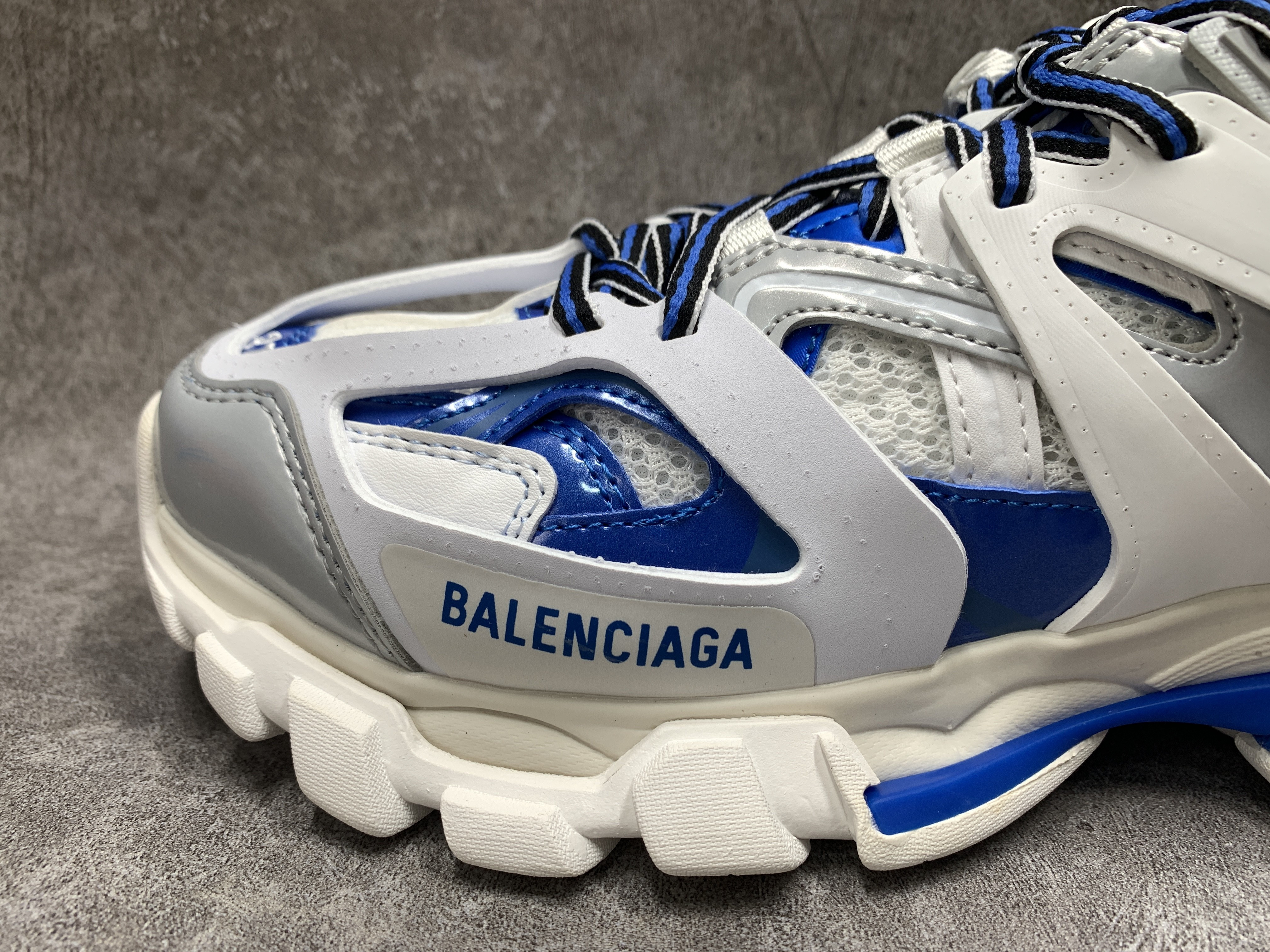 Balenciga Track White Blue