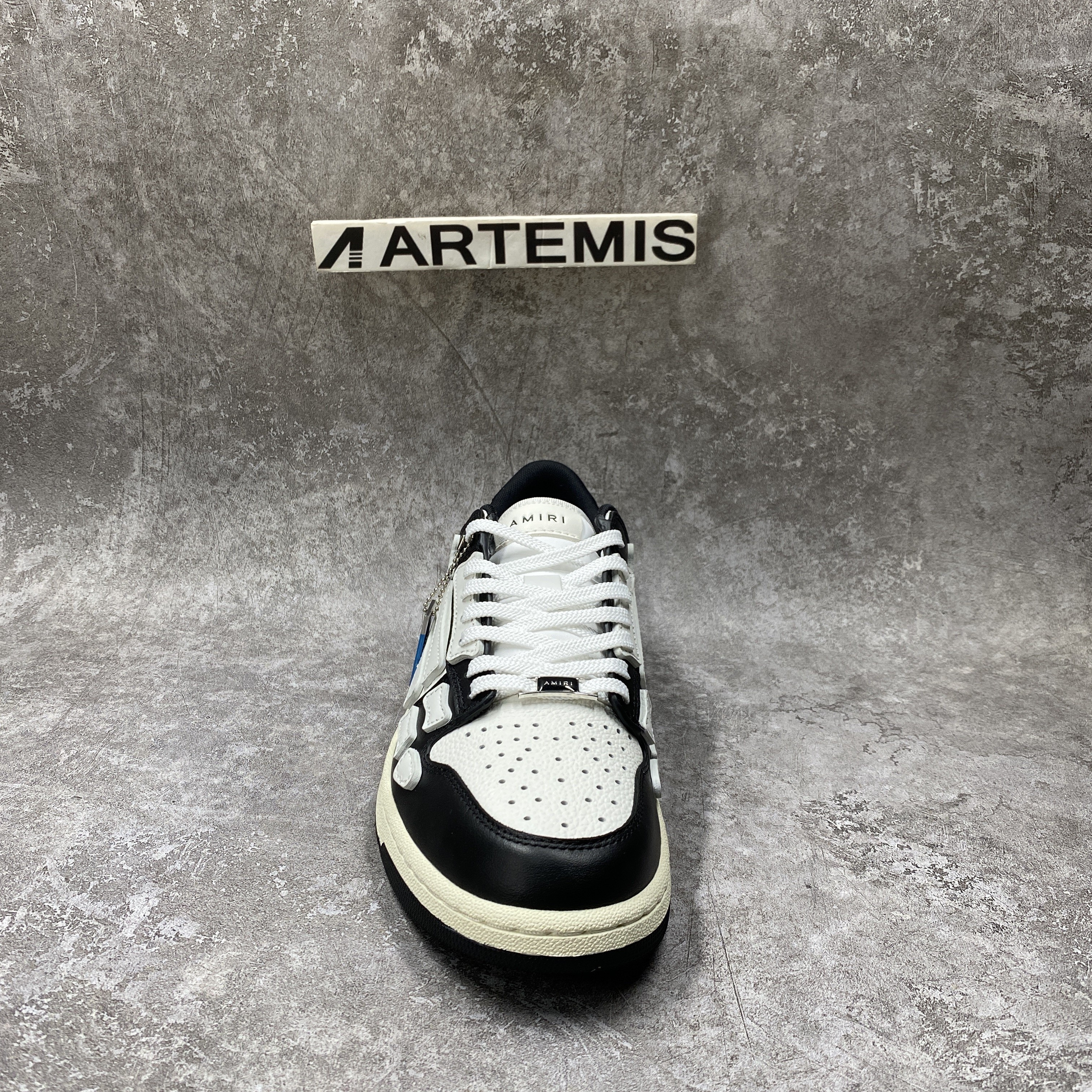 Amiri Skel Top Low Black White