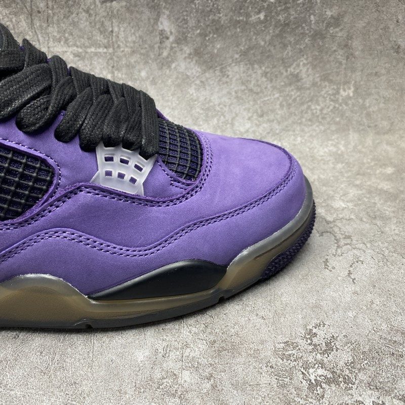 Air Jordan 4 Retro Travis Scott Purple(Friends and Family)