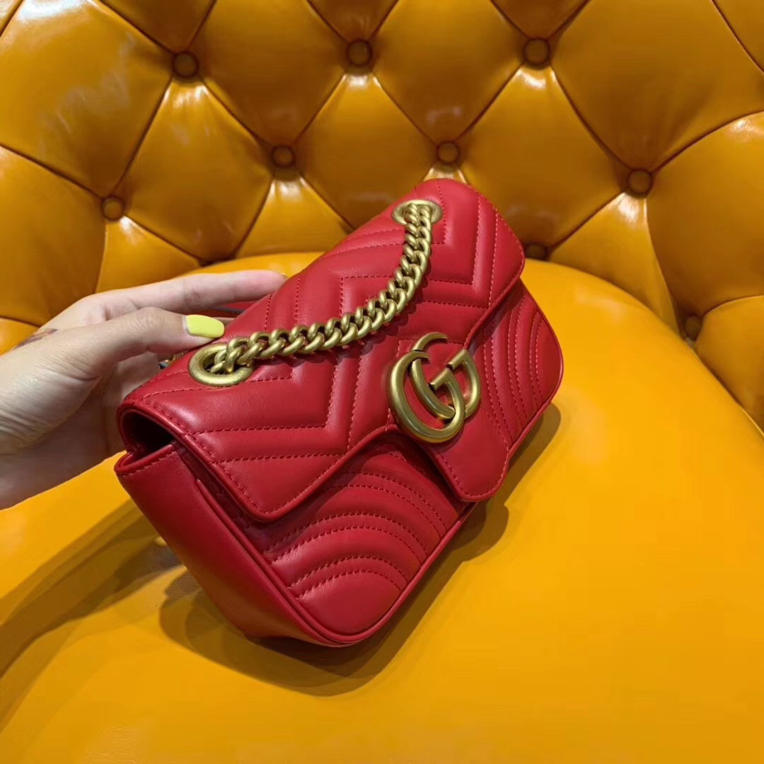 GG Marmont Shoulder Bag 22cm