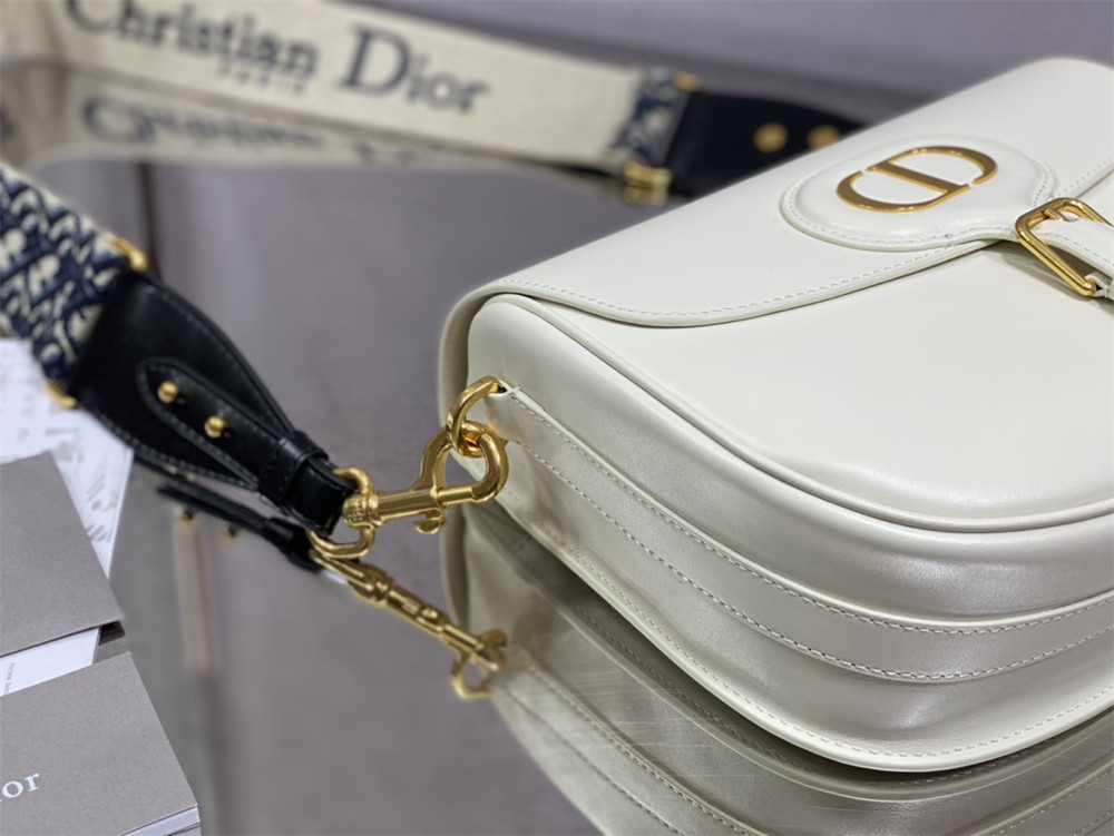 large D*or bobby bag white box calfskin