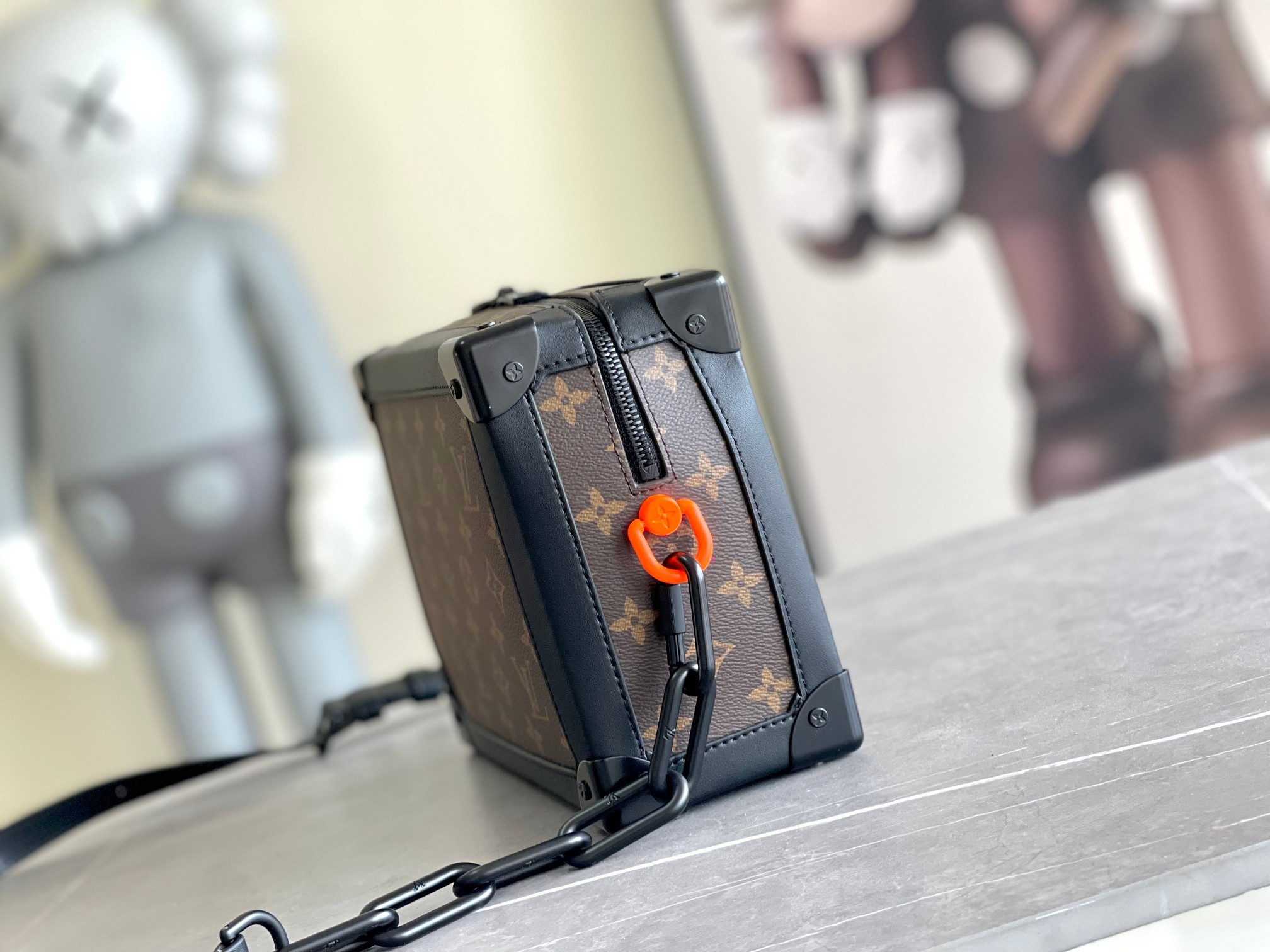 LV M44478 Soft Trunk Virgil Abhol 9.8 x 7.1 x 3.9 inches