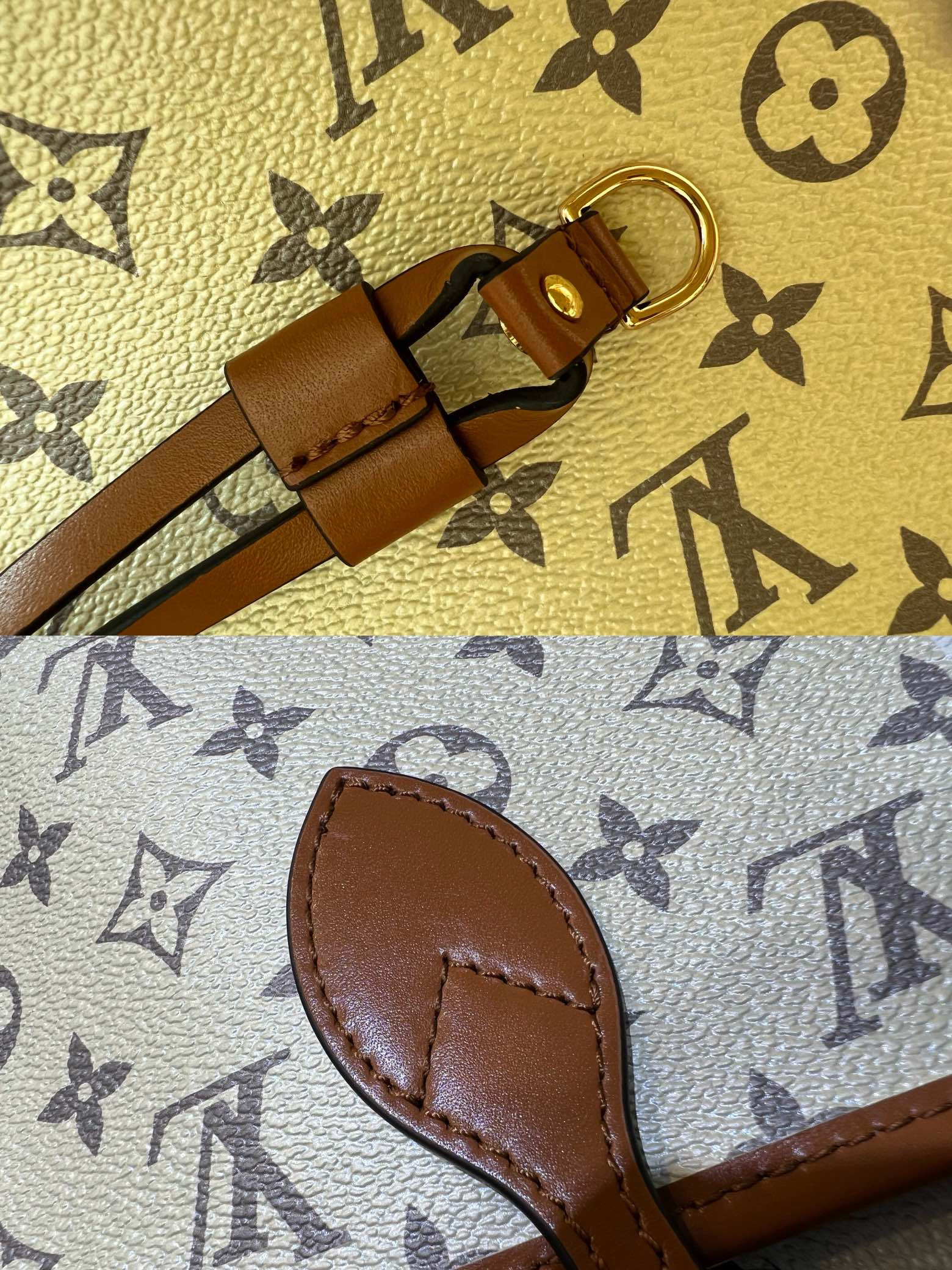 LV M40955 Neverfull MM 12.6 x 11.4 x 6.7 inches Without Box