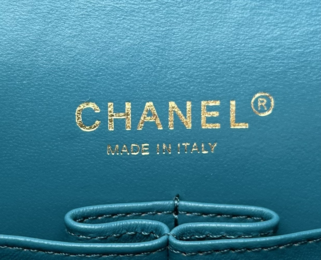 Ch*el classic 11.12 handbag tweed & gold-tone metal 6 × 9.9 × 2.5 in