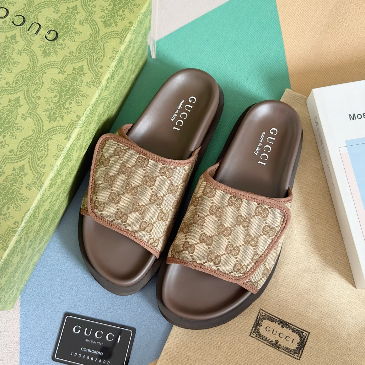 ua G*u*i gg slide sandal