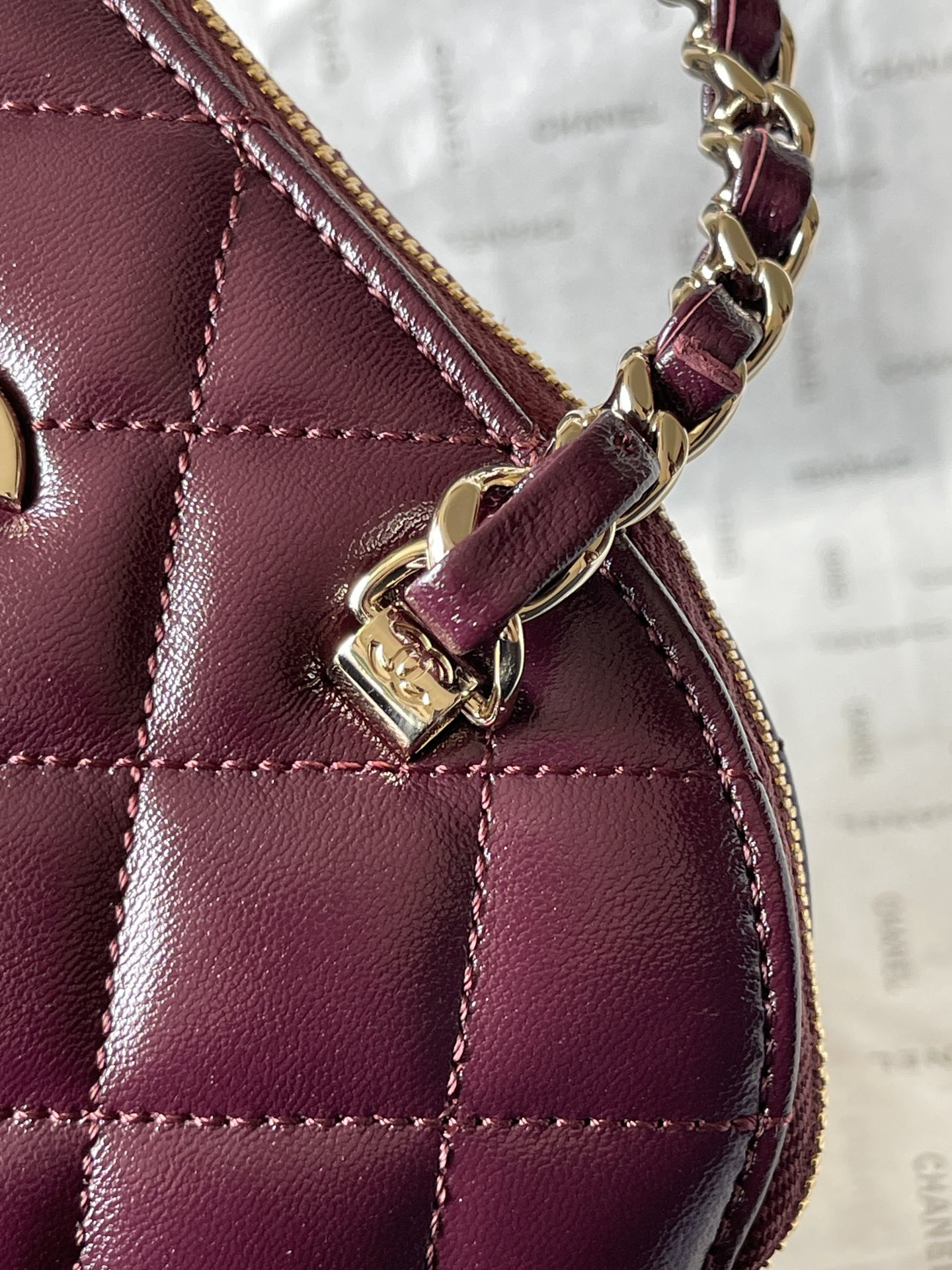 Ch*el small shopping bag 15x20x6cm