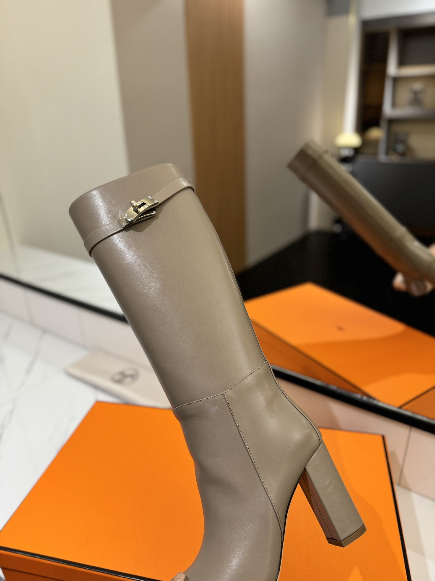 UA Hermès Jumping Boots (Heel height 8.5cm)