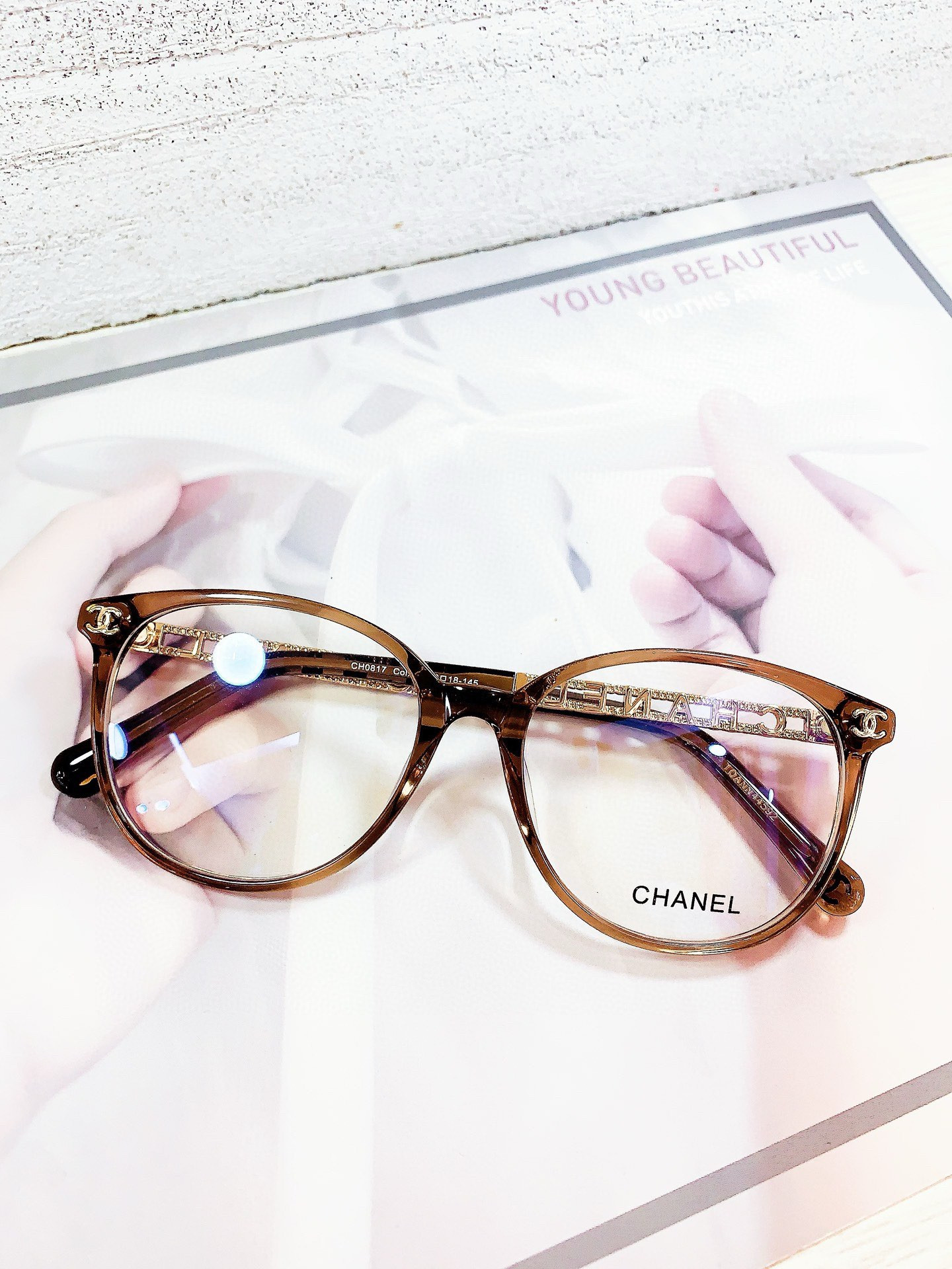 Ch*el glasses ch0187 53-18-145