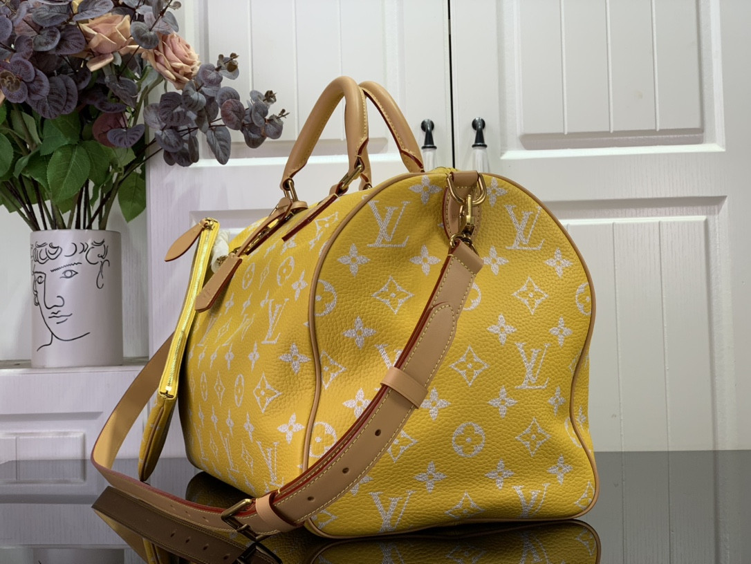 LV Speedy P9 Bandoulière 40 Jaune Mat M24419 40 x 26 x23cm