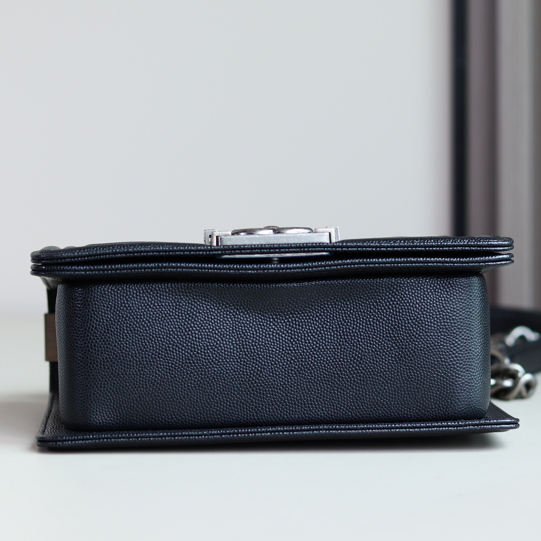 Ch*el small boy handbag a67085 12x20.5x8.5cm