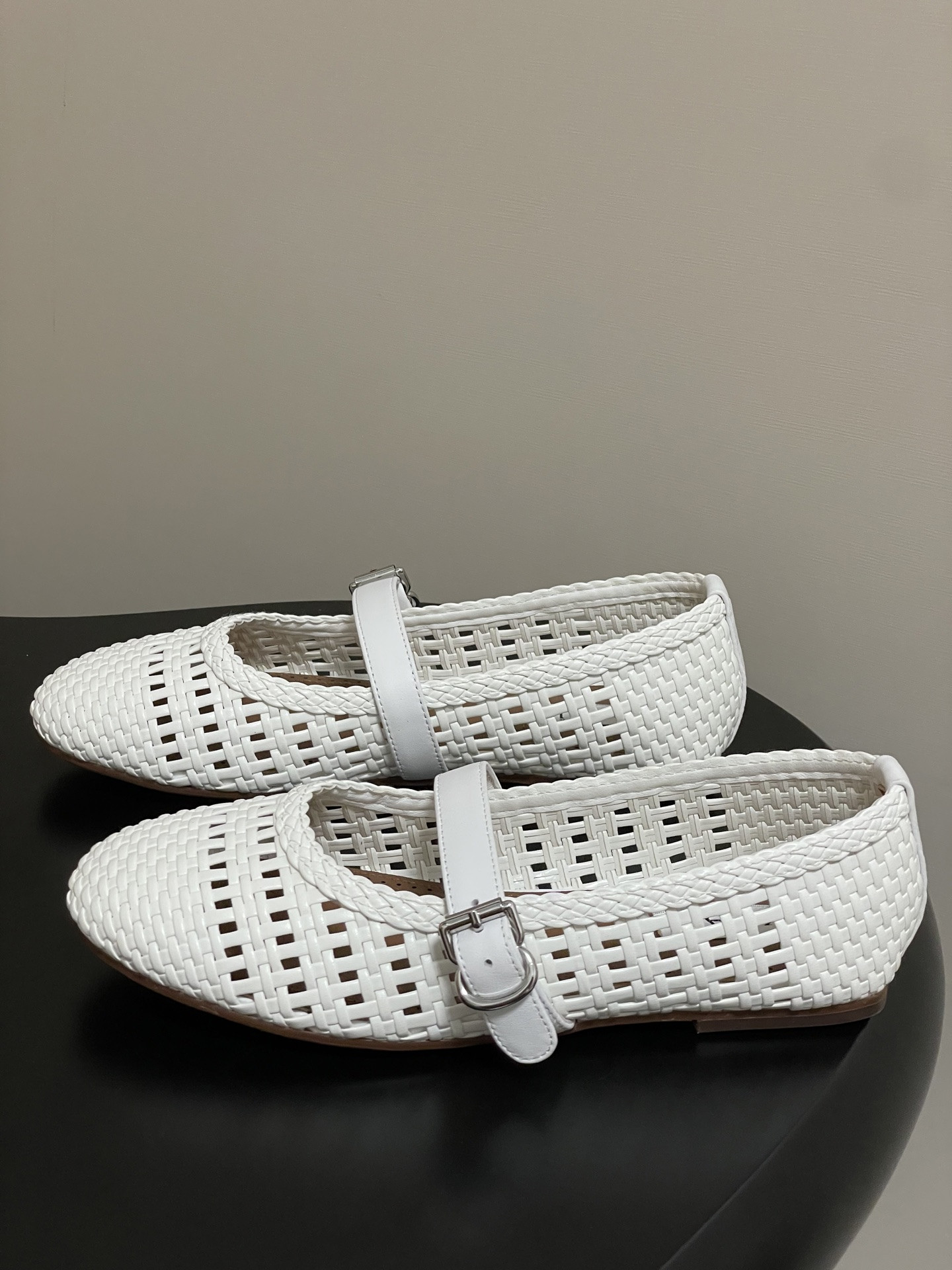 UA Alaïa Hollow Woven Mary Jane Flats(Customized Size 7-10 days production time)