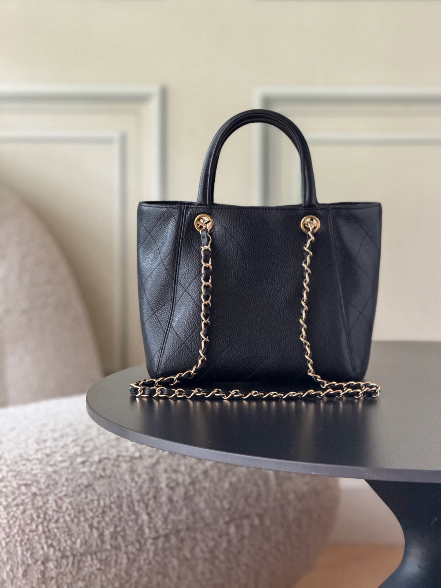 Ch*el shopping bag 19x25x12cm